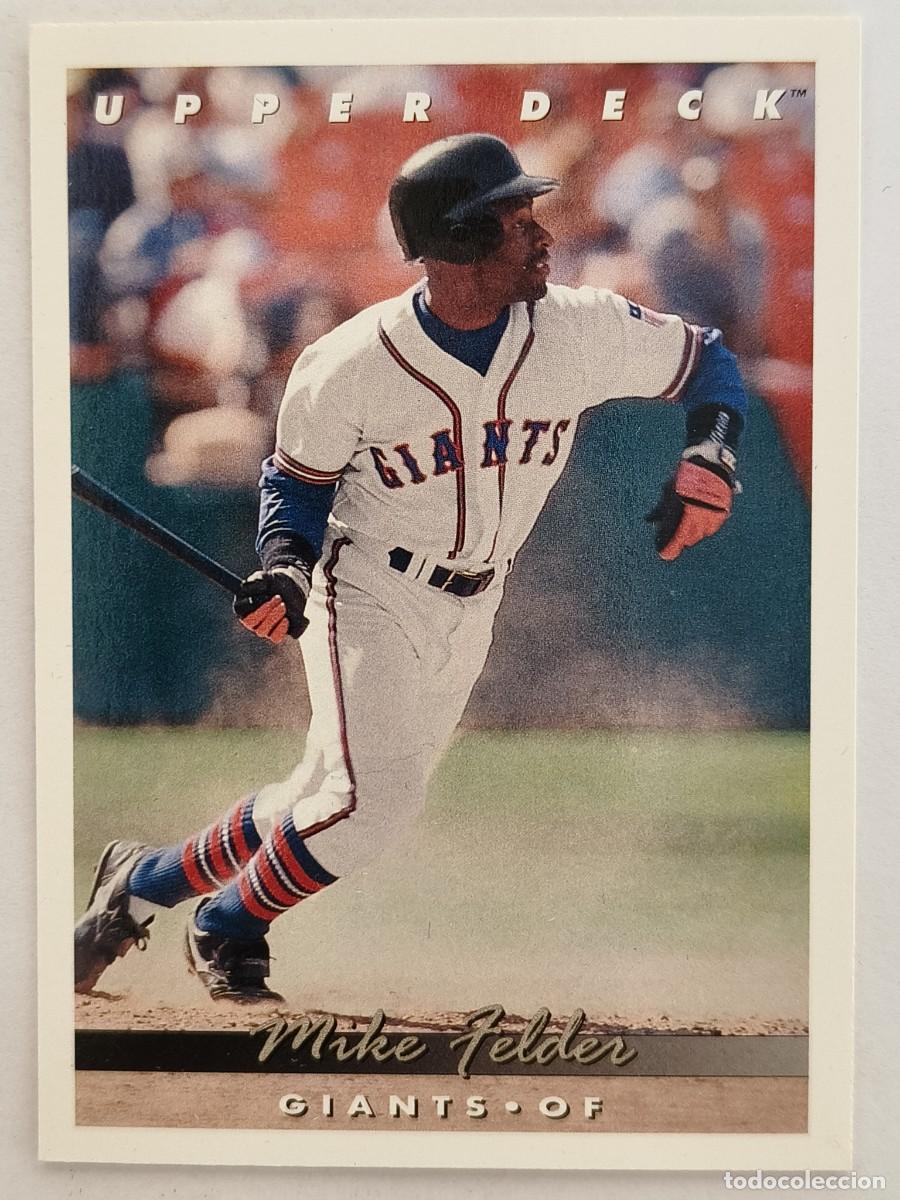Coleccionismo deportivo: #186 MIKE FELDER (SAN FRANCISCO GIANTS) BEISBOL MLB 1993 UPPER DECK