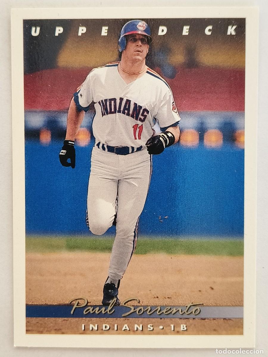 Coleccionismo deportivo: #196 PAUL SORRENTO (CLEVELAND INDIANS) BEISBOL MLB 1993 UPPER DECK