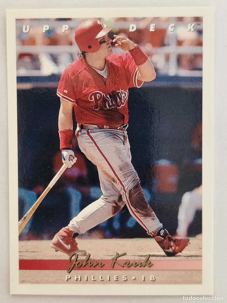 Coleccionismo deportivo: #247 JOHN KRUK (PHILADELPHIA PHILLIES) BEISBOL MLB 1993 UPPER DECK