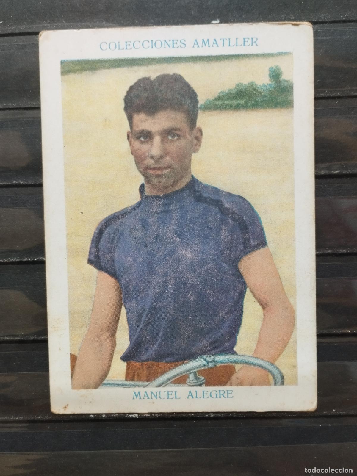 Collezionismo sportivo: COLECCIONES CHOCOLATES AMATLLER. CICLISTAS. N&ordm; 5. MANUEL ALEGRE