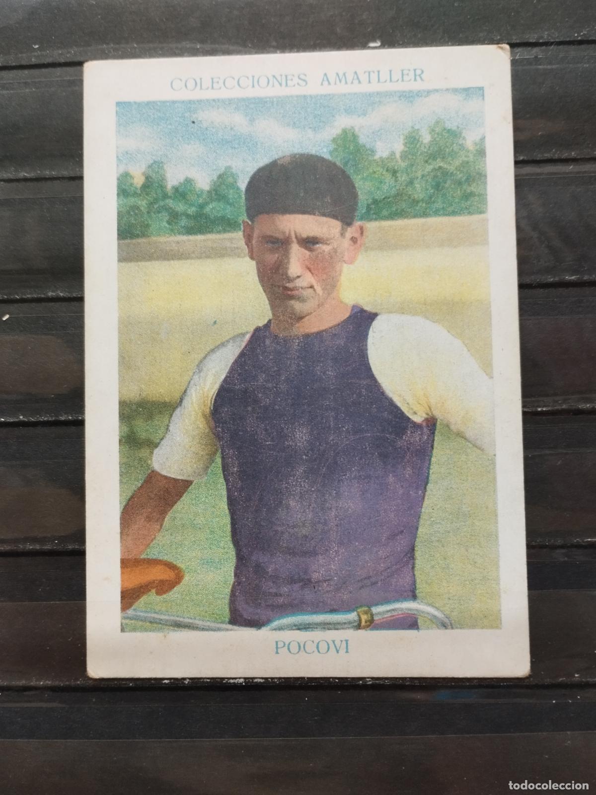 Sports collectibles: COLECCIONES CHOCOLATES AMATLLER. CICLISTAS. N&ordm; 16. POCOVI