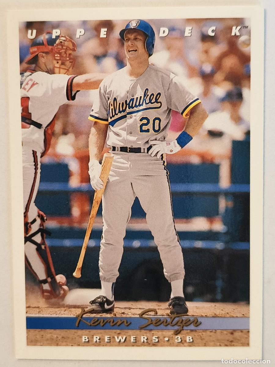 Coleccionismo deportivo: #295 KEVIN SEITZER (MILWAUKEE BREWERS) BEISBOL MLB 1993 UPPER DECK