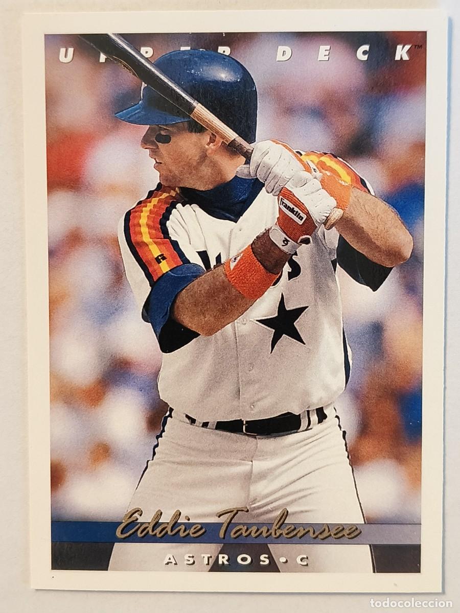 Coleccionismo deportivo: #296 EDDIE TAUBENSEE (HOUSTON ASTROS) BEISBOL MLB 1993 UPPER DECK
