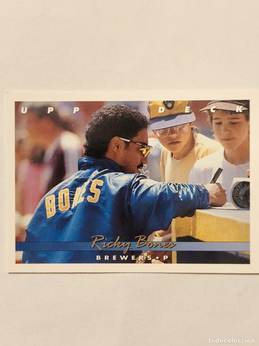 Coleccionismo deportivo: #328 RICKY BONES (MILWAUKEE BREWERS) BEISBOL MLB 1993 UPPER DECK