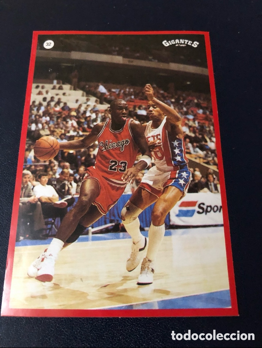 Collezionismo sportivo: 1987 MICHAEL JORDAN N&ordm; 32 GIGANTES NBA SIN PEGAR