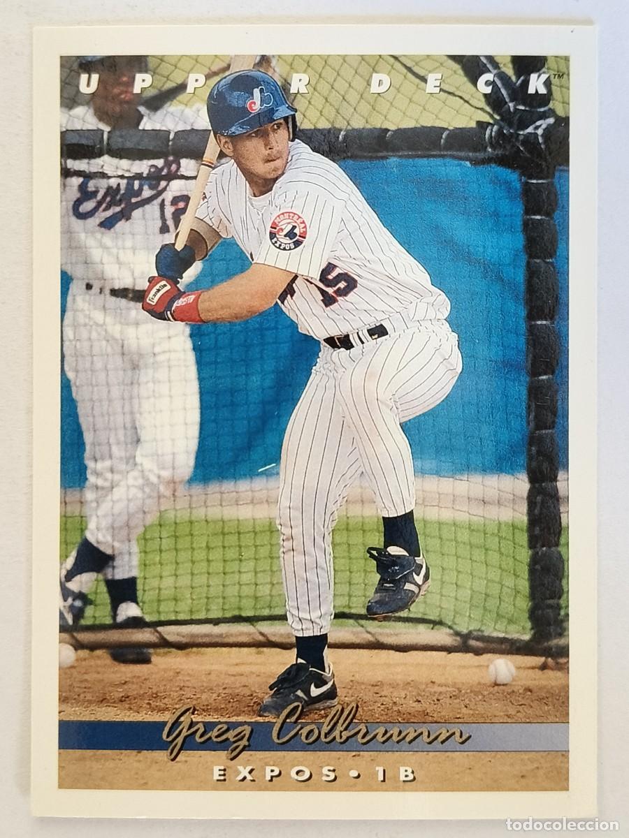 Collezionismo sportivo: #342 GREG COLBRUNN (MONTREAL EXPOS) BEISBOL MLB 1993 UPPER DECK