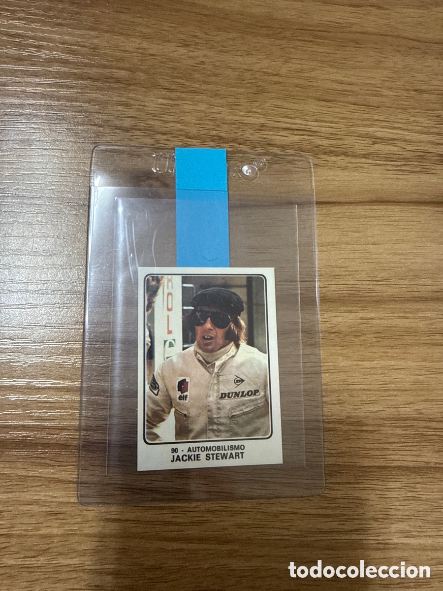 Coleccionismo deportivo: 1973 JACK STEWART FORMULA 1 N&ordm; 90 PANINI CAMPIONI DELLO SPORT