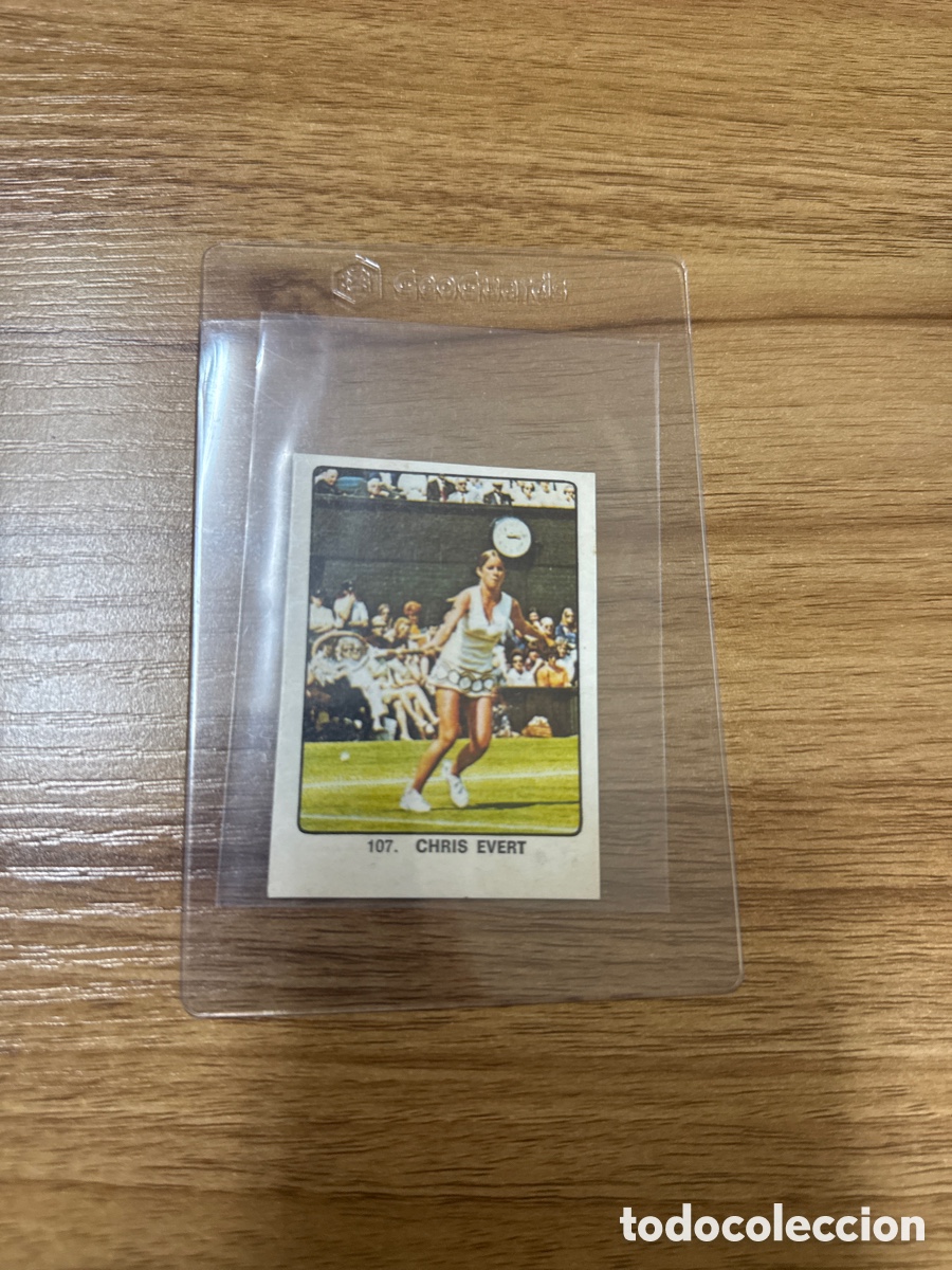 Coleccionismo deportivo: 1974 CHRIS EVERT ROOKIE N&ordm; 107 KEISA SIN PEGAR