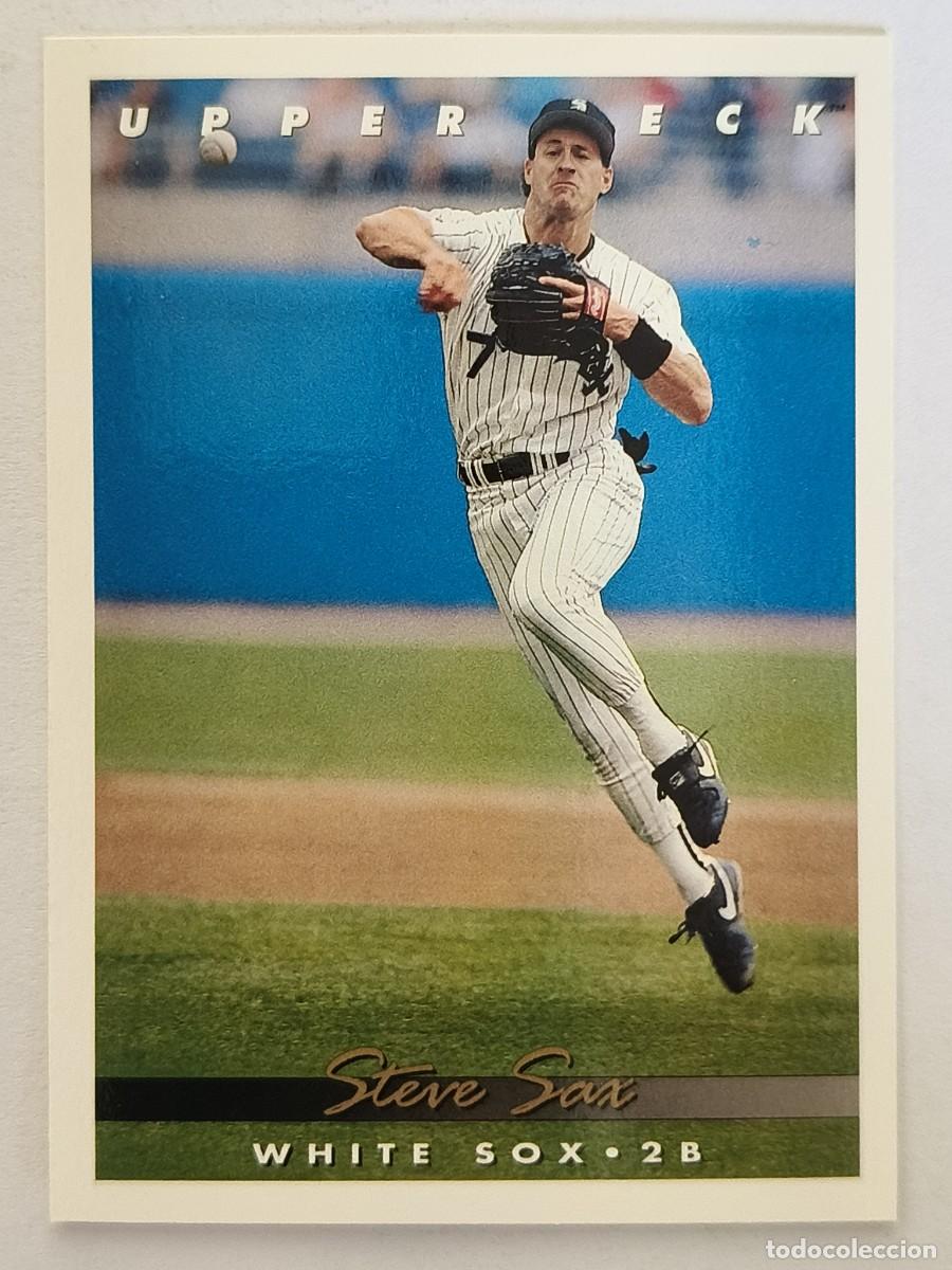Coleccionismo deportivo: #369 STEVE SAX (CHICAGO WHITE SOX) BEISBOL MLB 1993 UPPER DECK