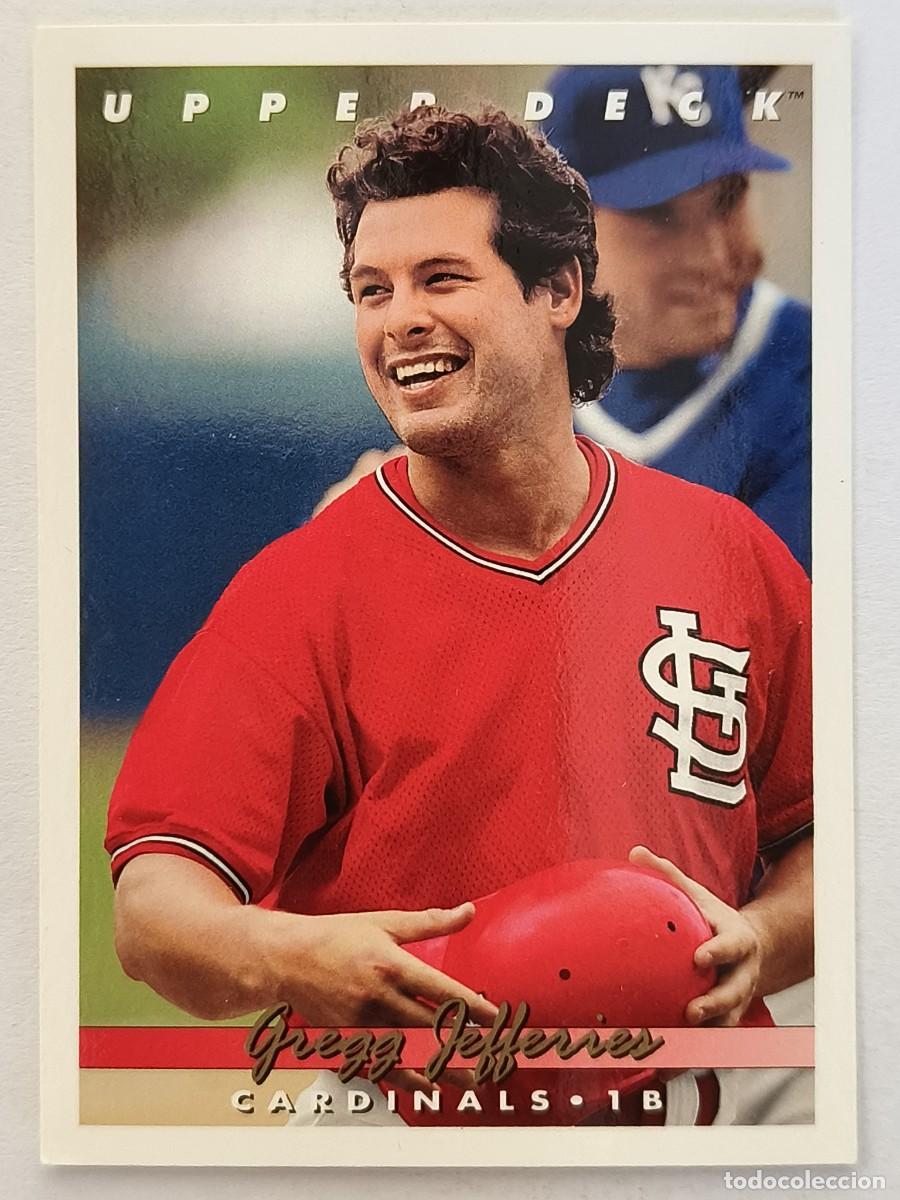 Coleccionismo deportivo: #545 GREGG JEFFERIES (ST. LOUIS CARDINALS) BEISBOL MLB 1993 UPPER DECK