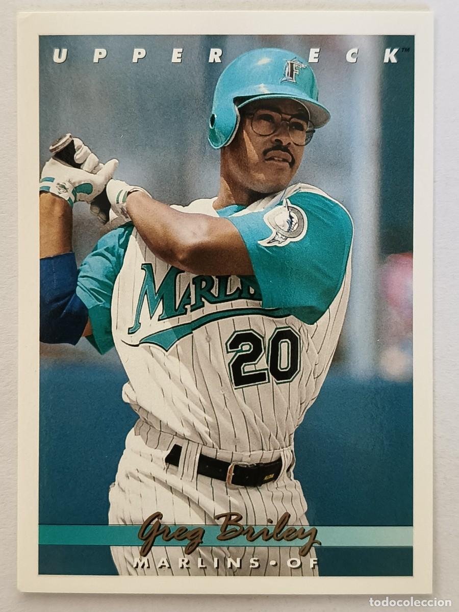 Coleccionismo deportivo: #634 GREG BRILEY (FLORIDA MARLINS) BEISBOL MLB 1993 UPPER DECK