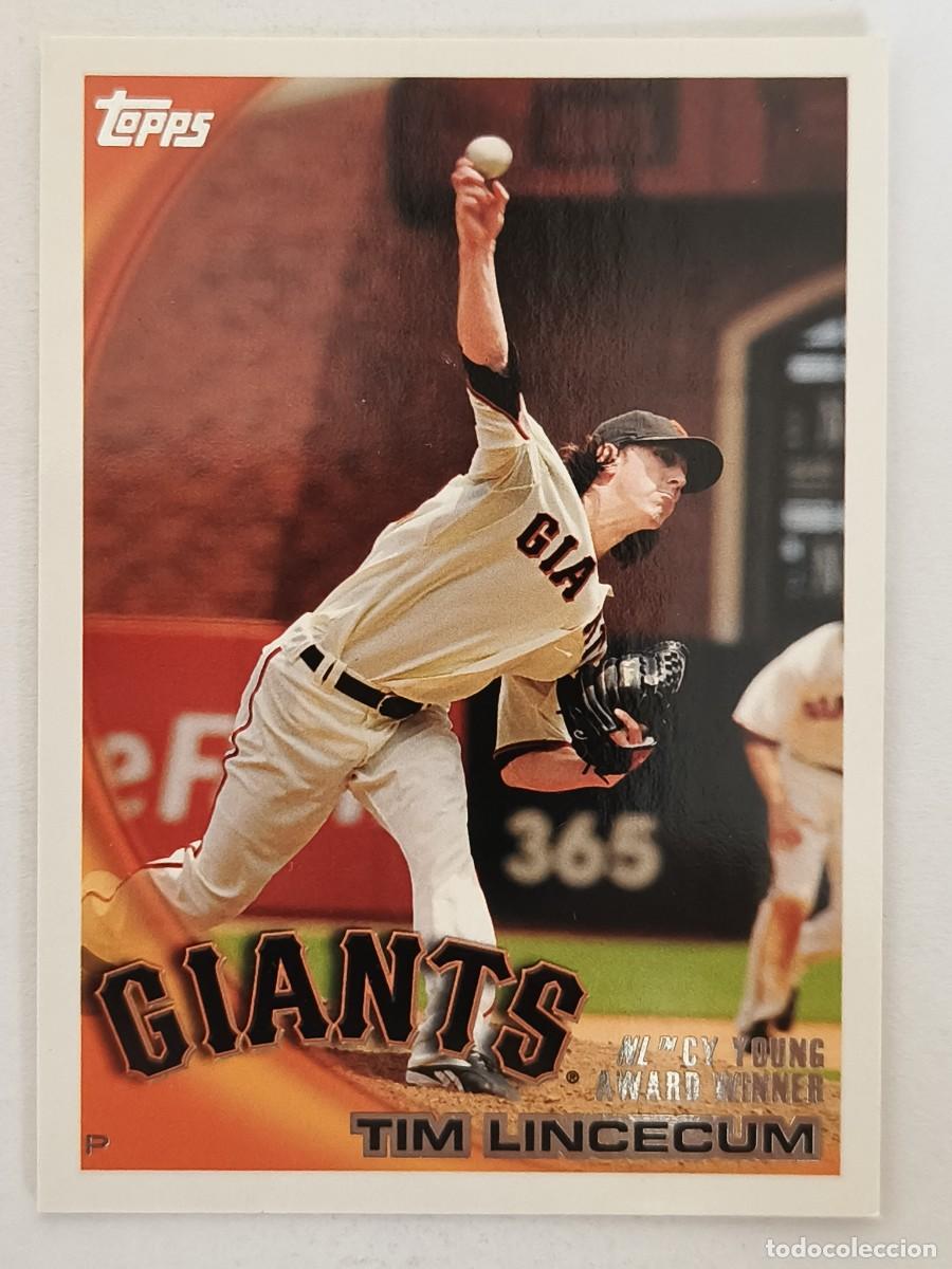 Coleccionismo deportivo: #9 TIM LINCECUM (SAN FRANCISCO GIANTS) BEISBOL MLB 2010 TOPPS GOLD