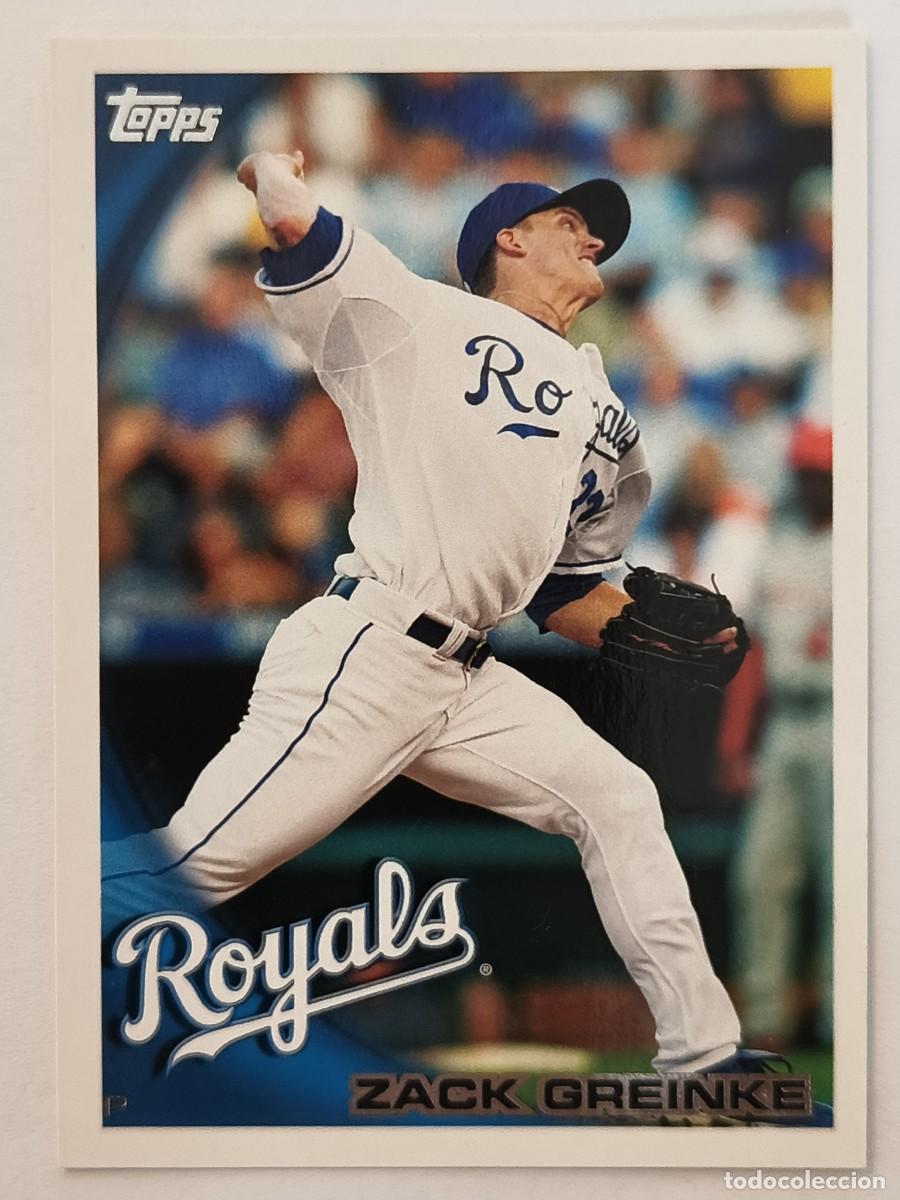 Coleccionismo deportivo: #50 ZACK GREINKE (KANSAS CITY ROYALS) BEISBOL MLB 2010 TOPPS GOLD