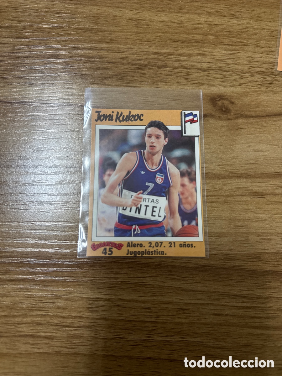 Colecionismo desportivo: 1989 TONI KUKOC N&ordm; 45 GIGANTES BASKET SIN PEGAR NO SE ACEPTAN OFERTAS