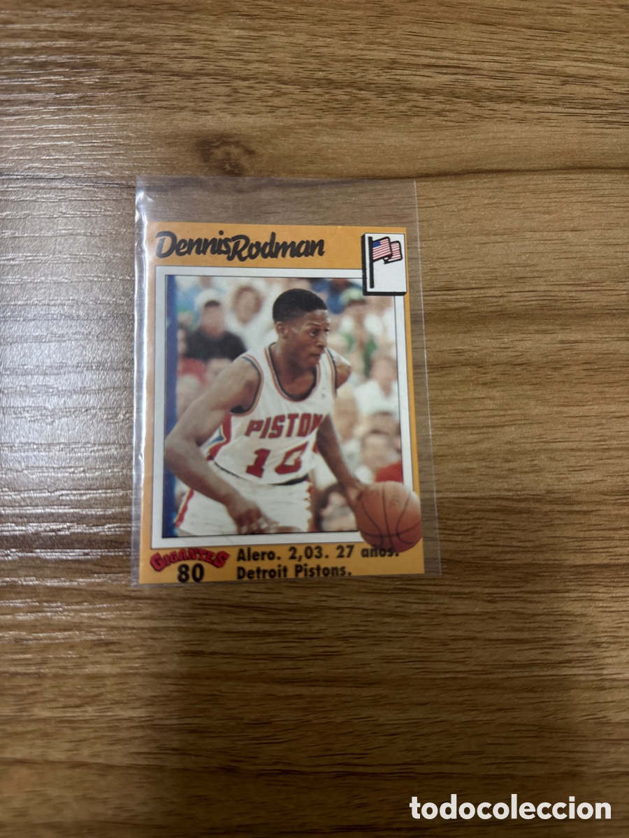 Collectionnisme sportif: 1989 DENNIS RODMAN N&ordm; 80 GIGANTES BASKET SIN PEGAR NO SE ACEPTAN OFERTAS