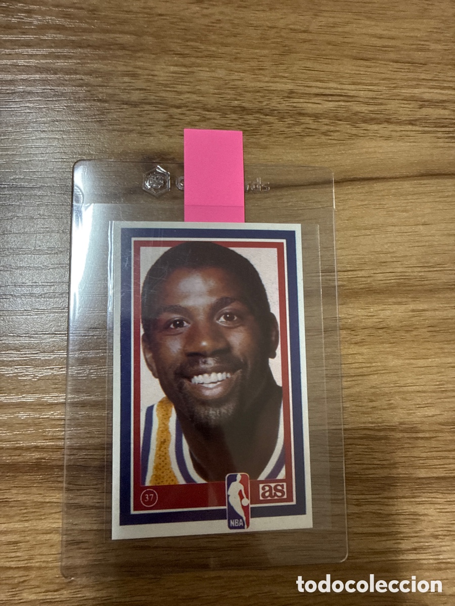 Collectionnisme sportif: 1989 MAGIC JONSON N&ordm; 37 LOS ASES NBA SIN PEGAR NO SE ACEPTAN OFERTAS