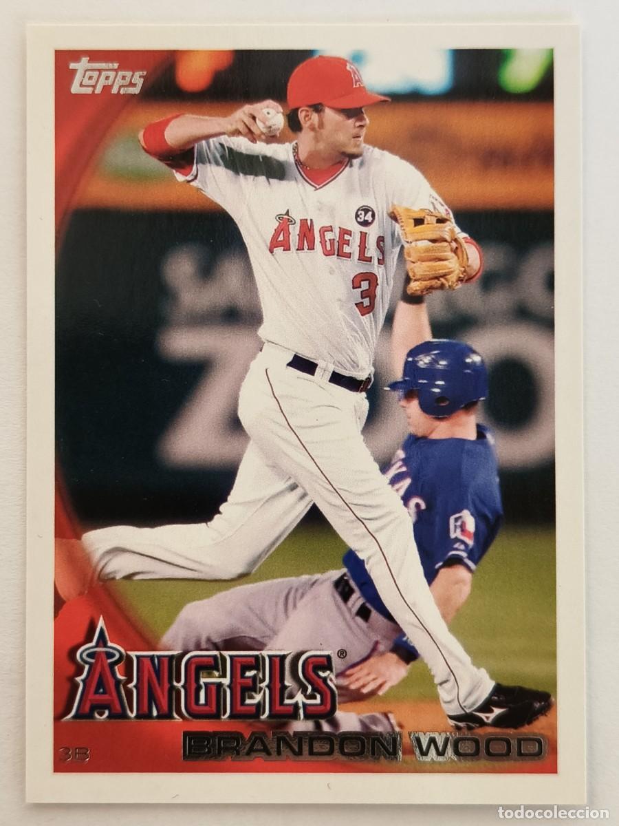 Collectionnisme sportif: #527 BRANDON WOOD (LOS ANGELES ANGELS) BEISBOL MLB 2010 TOPPS