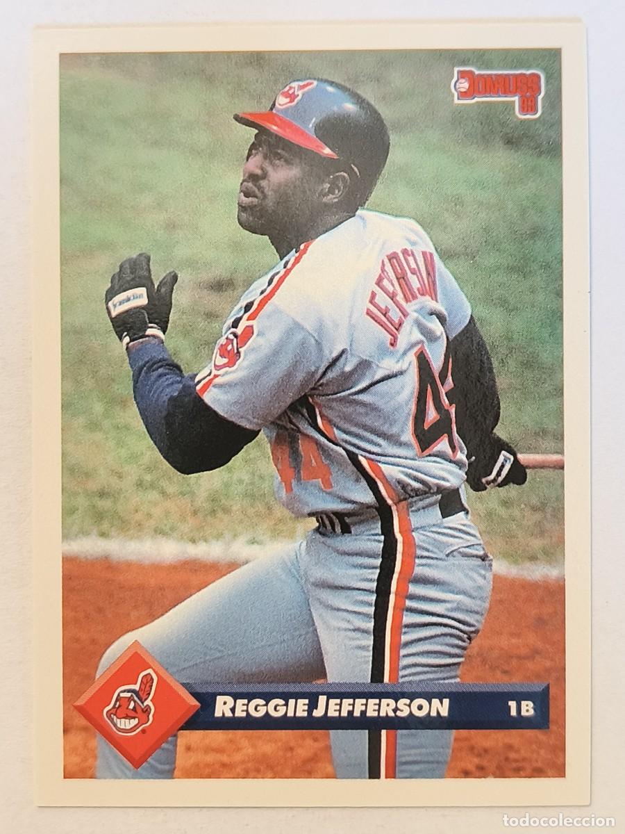 Colecionismo desportivo: #303 REGGIE JEFFERSON (CLEVELAND INDIANS) BEISBOL MLB 1993 DONRUSS