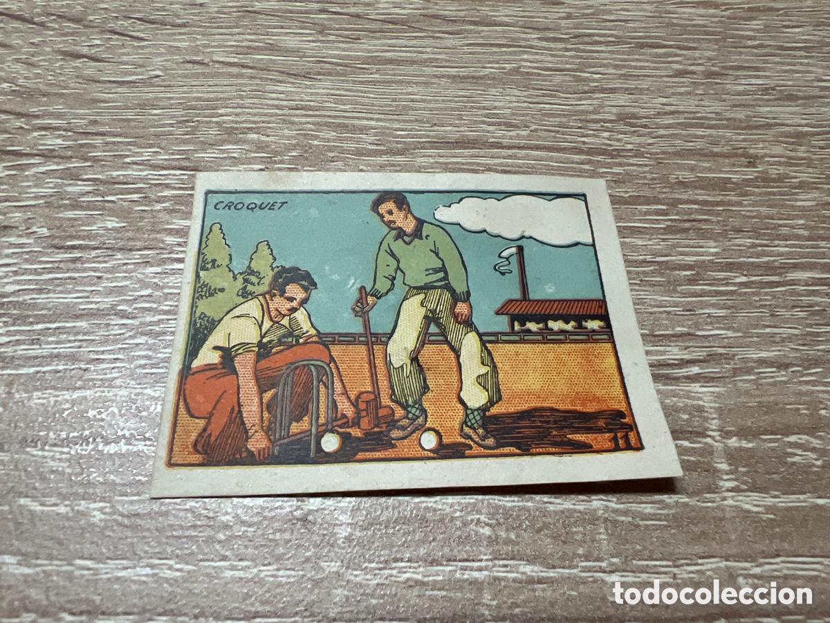 Colecionismo desportivo: 1939 CROQUET N&ordm; 11 BRUGUERA CROMOS CULTURA