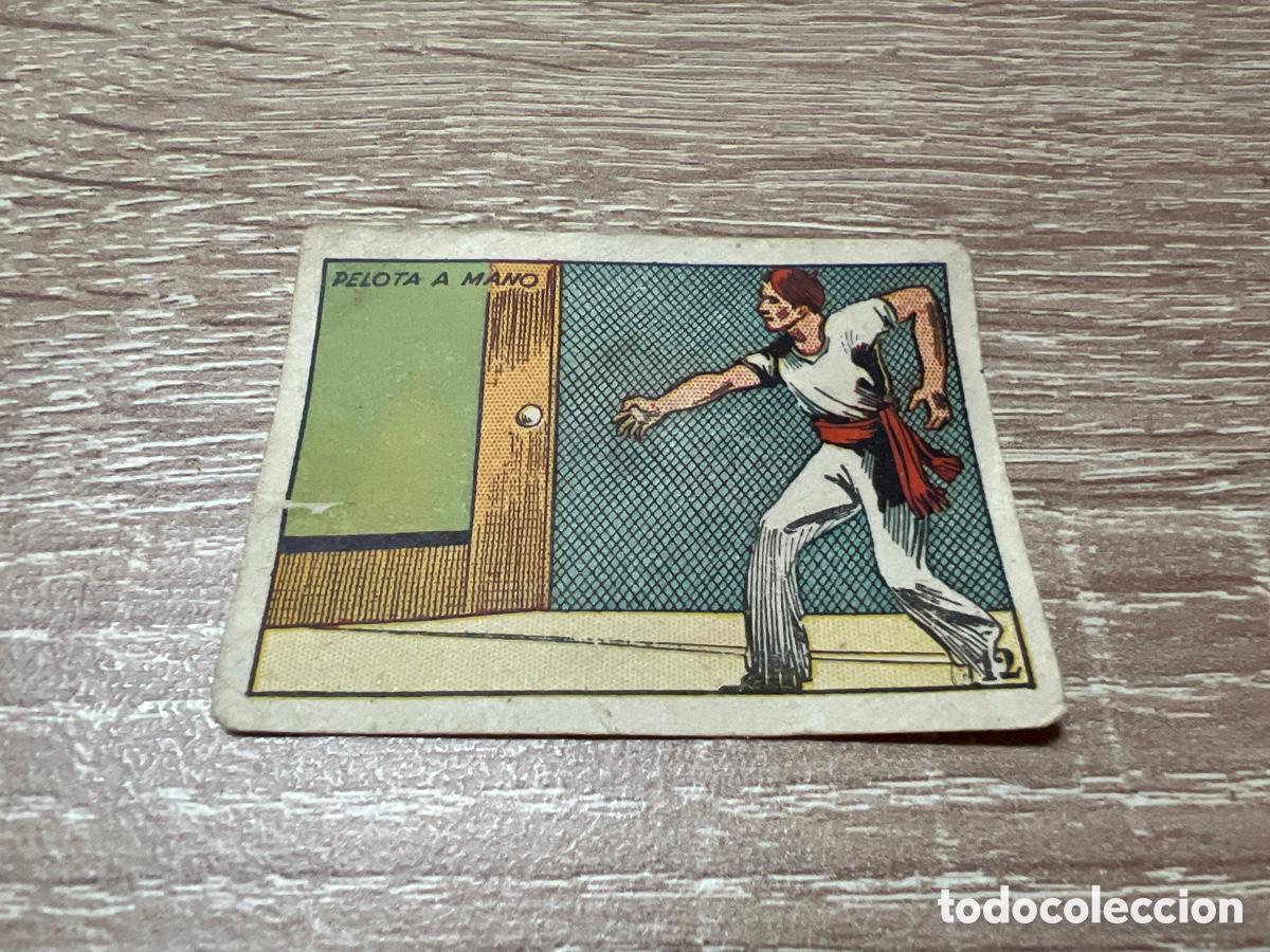 Sammelleidenschaft Sport: 1939 PELOTA A MANO N&ordm; 12 BRUGUERA CROMOS CULTURA