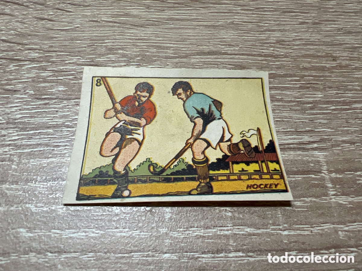 Sammelleidenschaft Sport: 1939 HOCKEY N&ordm; 8 BRUGUERA CROMOS CULTURA