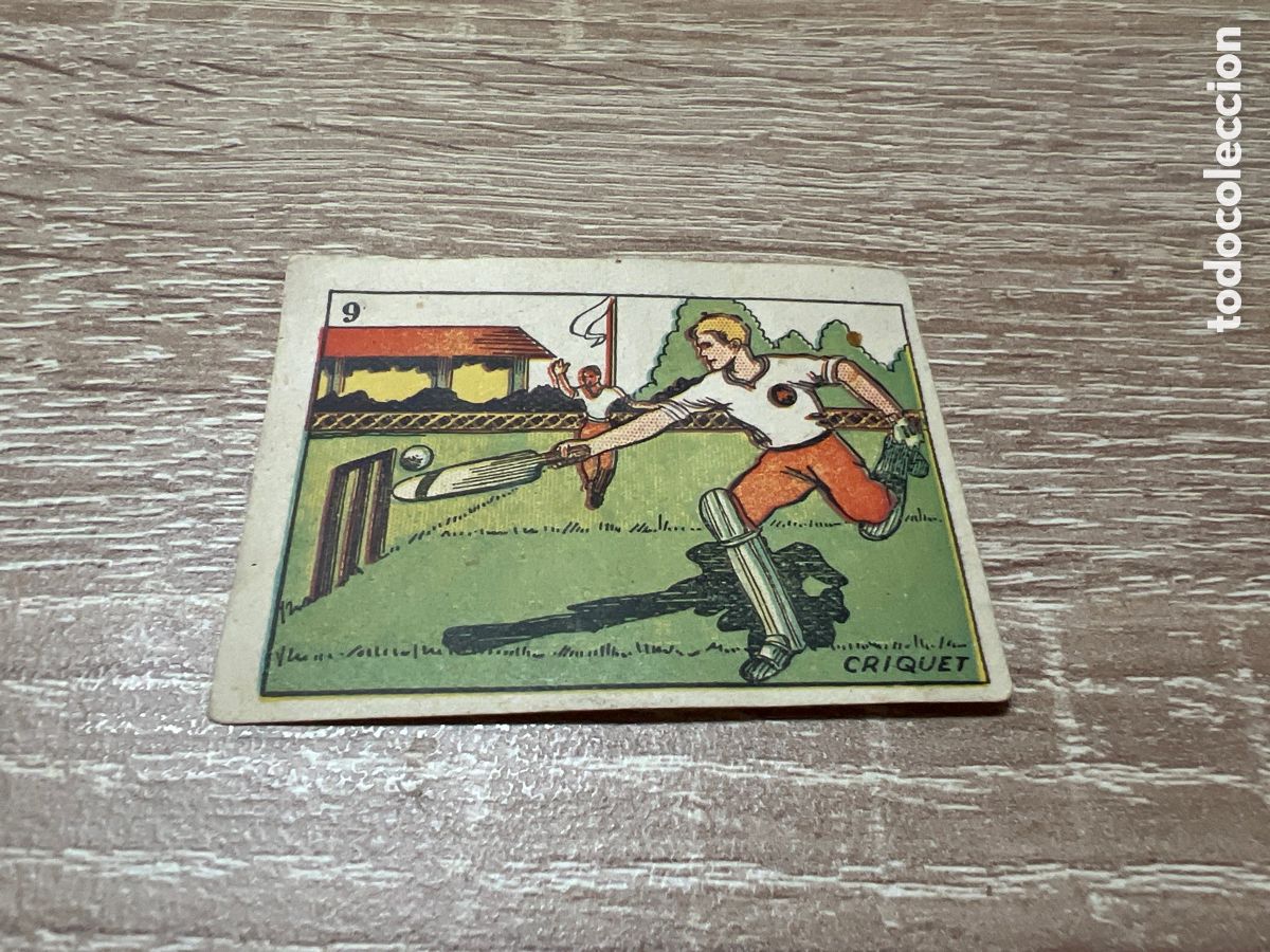 Sammelleidenschaft Sport: 1939 CRIQUET N&ordm; 9 BRUGUERA CROMOS CULTURA