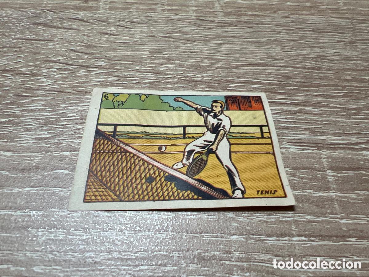Sammelleidenschaft Sport: 1939 TENIS N&ordm; 6 BRUGUERA CROMOS CULTURA