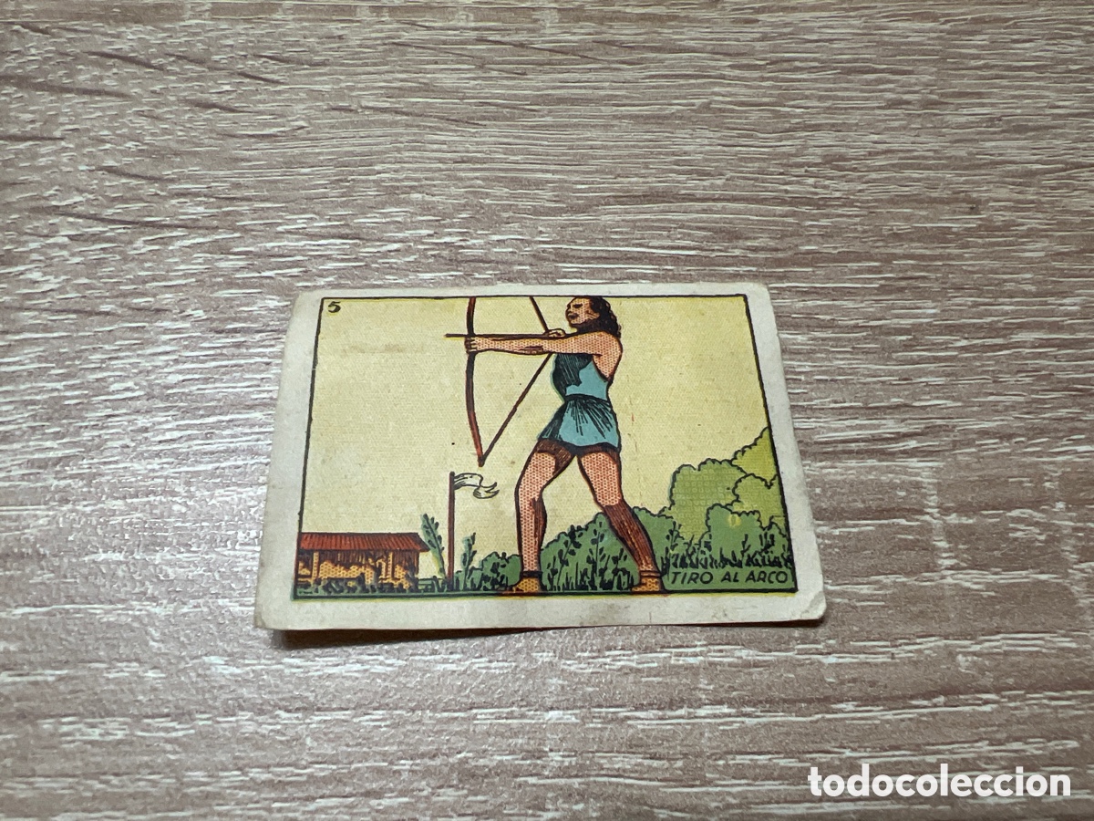 Sammelleidenschaft Sport: 1939 TIRO CON ARCO N&ordm; 5 BRUGUERA CROMOS CULTURA