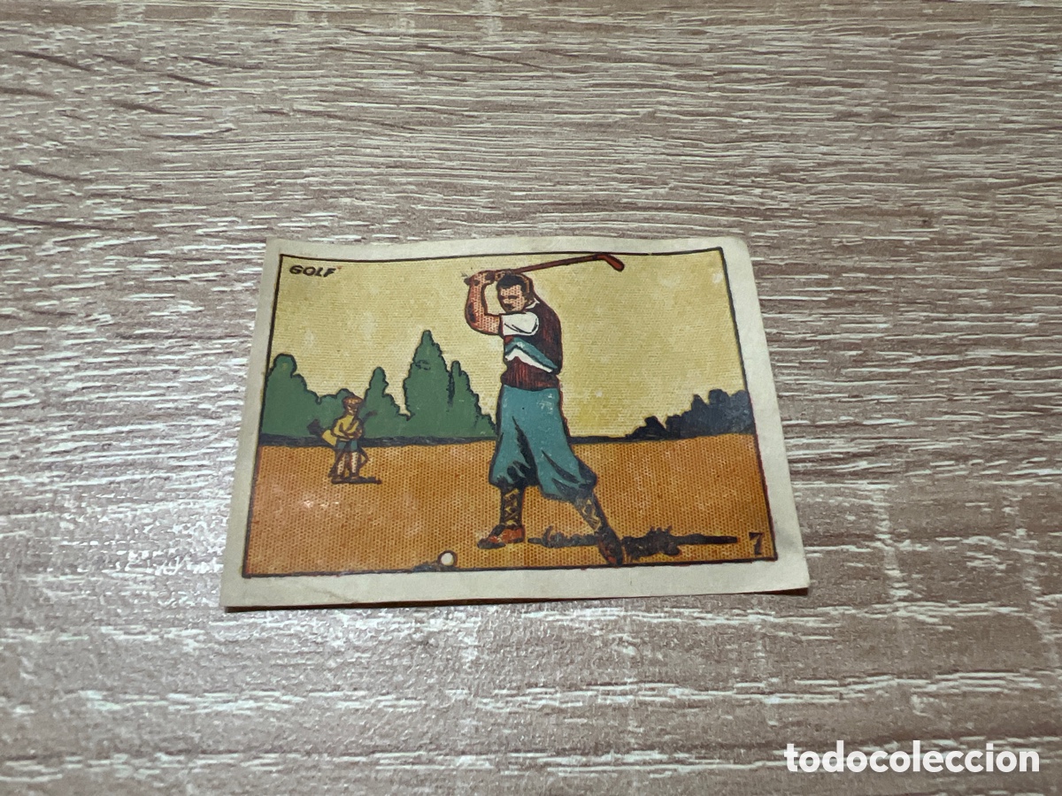 Collectionnisme sportif: 1939 GOLF N&ordm; 7 BRUGUERA CROMOS CULTURA