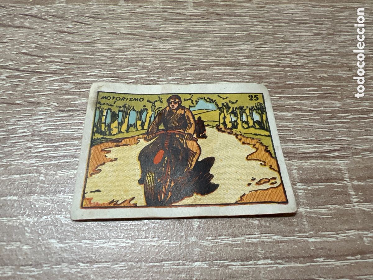 Collezionismo sportivo: 1939 MOTORISMO N&ordm; 25 BRUGUERA CROMOS CULTURA