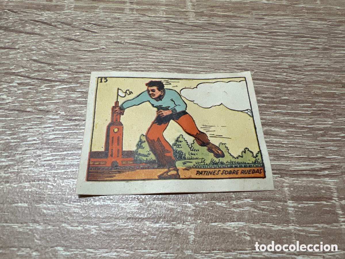 Collezionismo sportivo: 1939 PATINES SOBRE RUEDAS N&ordm; 13 BRUGUERA CROMOS CULTURA