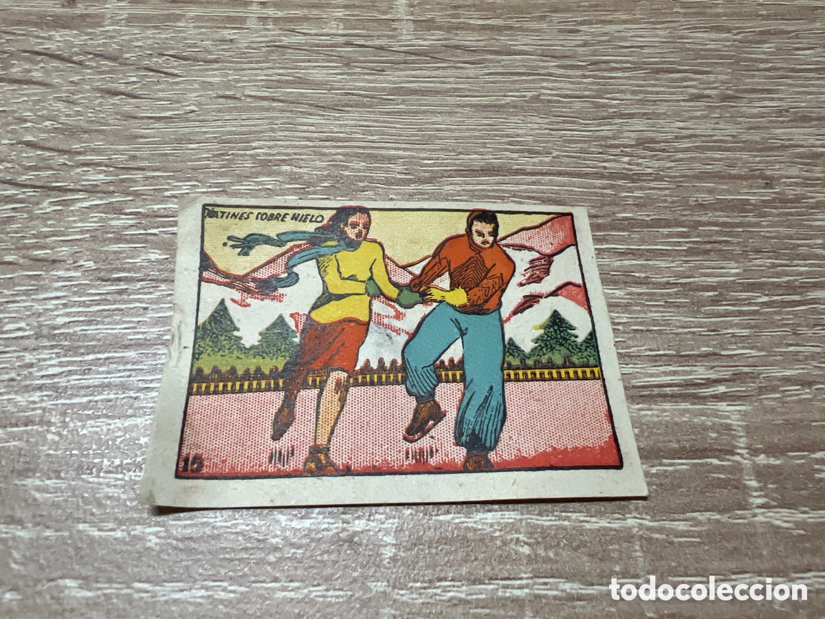 Collezionismo sportivo: 1939 PATINES SOBRE HIELO N&ordm; 15 BRUGUERA CROMOS CULTURA