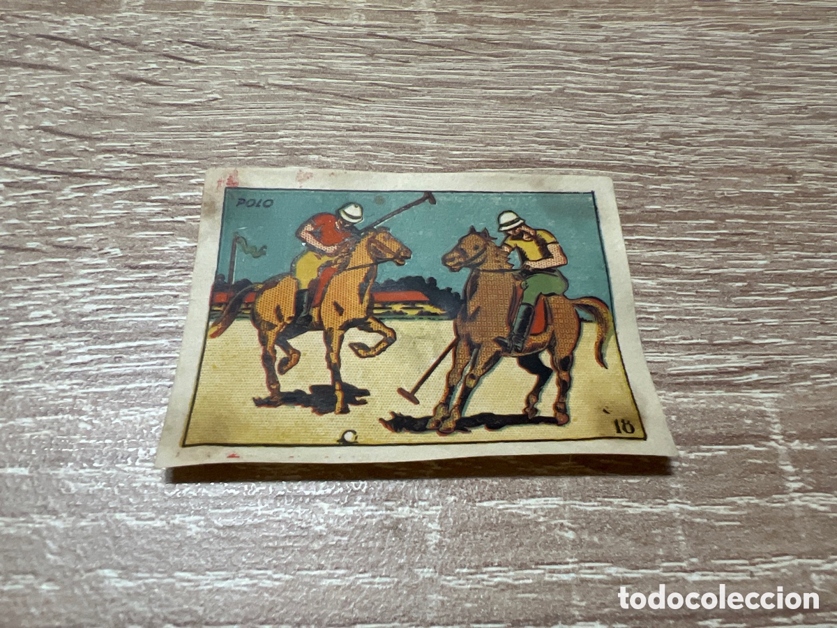 Collezionismo sportivo: 1939 POLO N&ordm; 18 BRUGUERA CROMOS CULTURA