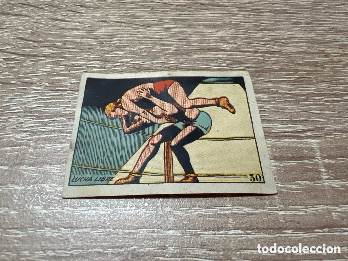 Colecionismo desportivo: 1939 LUCHA LIBRE N&ordm; 30 BRUGUERA CROMOS CULTURA