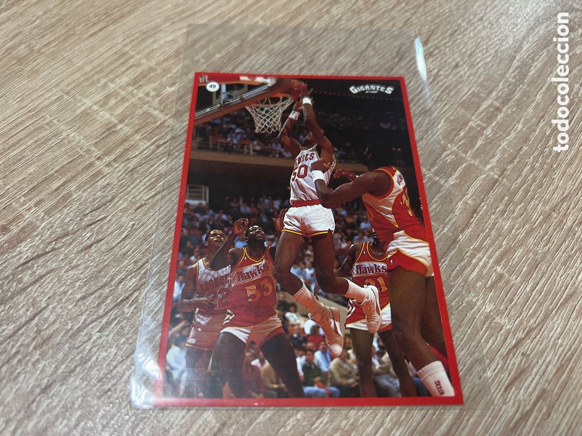 Collectionnisme sportif: 1987 RALPH SAMPSON N&ordm; 49 GIGANTES BASKET SIN PEGAR