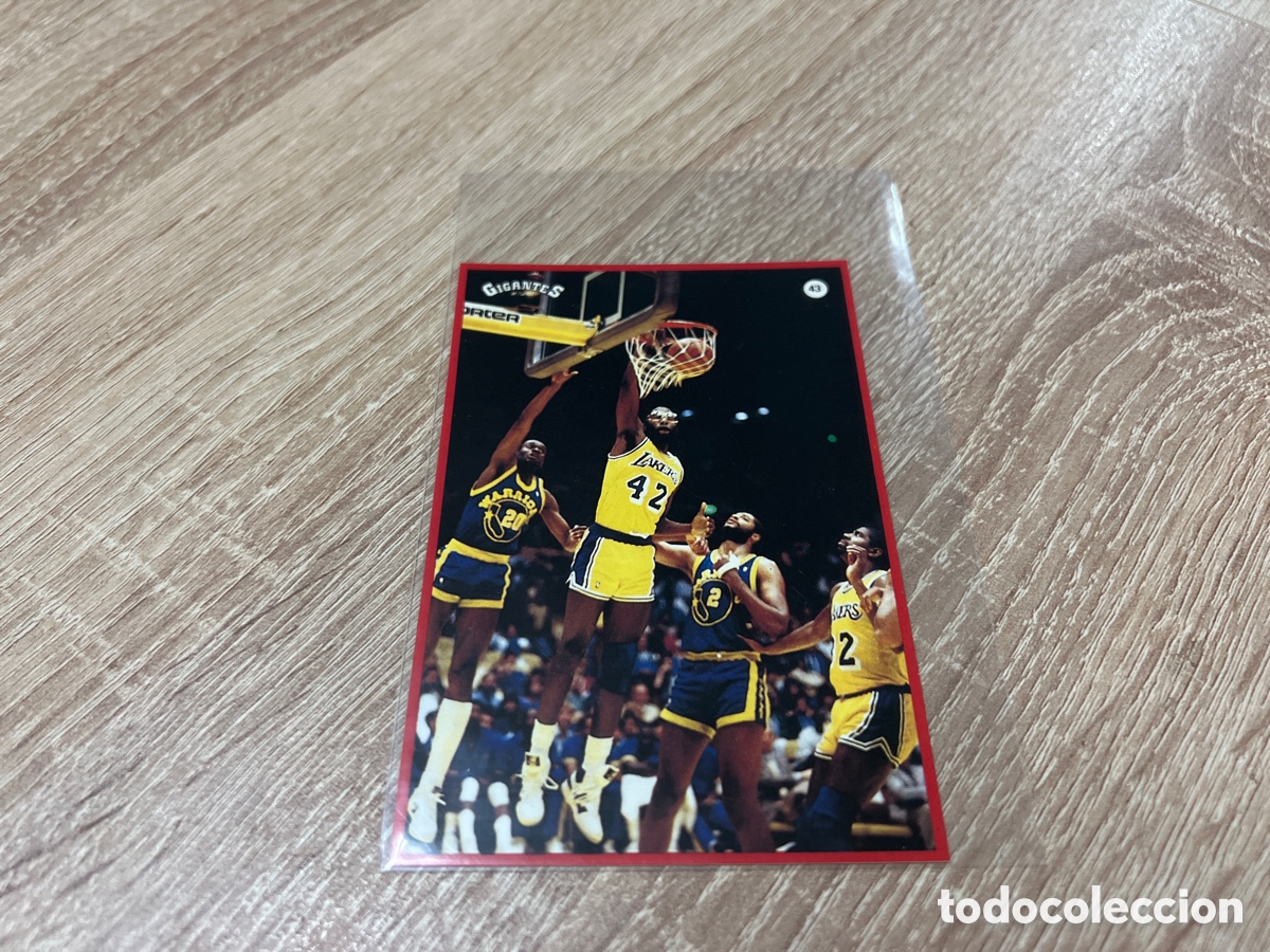 Colecionismo desportivo: 1987 JAMES WORTHY N&ordm; 43 GIGANTES BASKET SIN PEGAR
