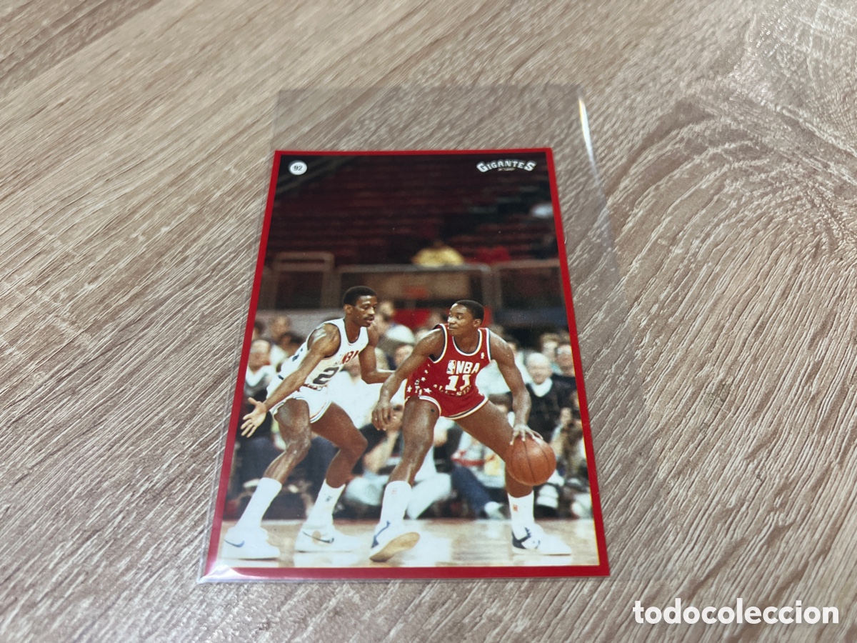 Coleccionismo deportivo: 1987 ISIAH THOMAS N&ordm; 92 GIGANTES BASKET SIN PEGAR