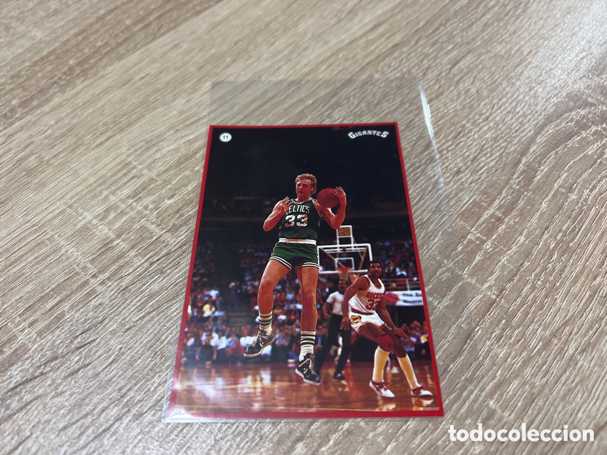 Coleccionismo deportivo: 1987 LARRY BIRD N&ordm; 11 GIGANTES BASKET SIN PEGAR