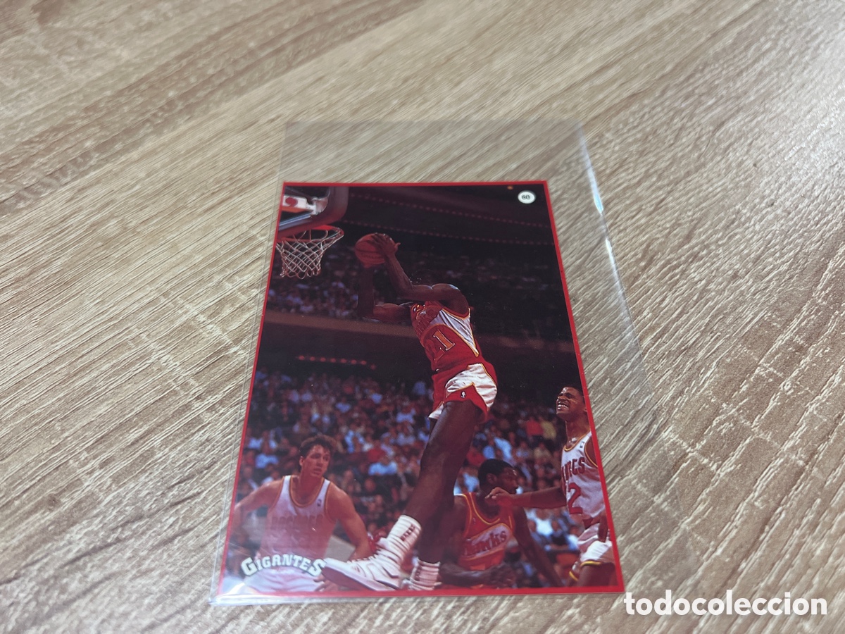 Coleccionismo deportivo: 1987 DOMINIQUE WILKINS N&ordm; 60 GIGANTES BASKET SIN PEGAR
