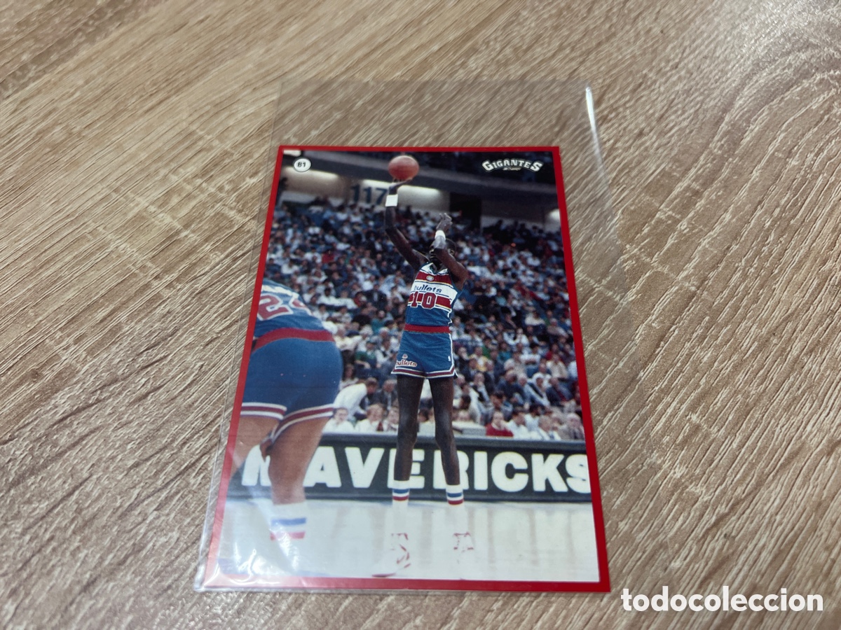 Coleccionismo deportivo: 1987 MANUTE BOL N&ordm; 81 GIGANTES BASKET SIN PEGAR