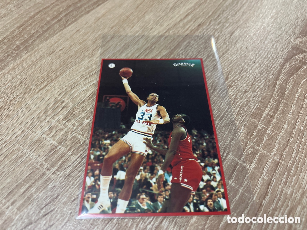 Coleccionismo deportivo: 1987 KAREEM ABDUL JABBAR N&ordm; 2 GIGANTES BASKET SIN PEGAR