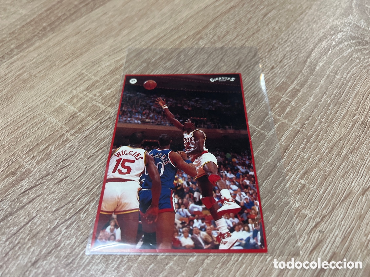 Coleccionismo deportivo: 1987 AKEEM OLUJUWON N&ordm; 27 GIGANTES BASKET SIN PEGAR