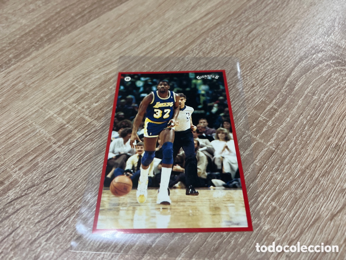 Coleccionismo deportivo: 1987 MAGIC JOHNSON N&ordm; 23 GIGANTES BASKET SIN PEGAR