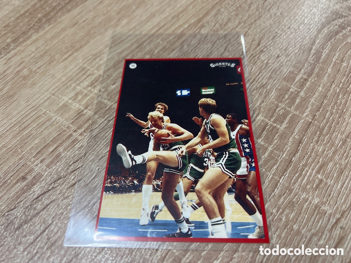 Coleccionismo deportivo: 1987 LARRY BIRD N&ordm; 12 GIGANTES BASKET SIN PEGAR