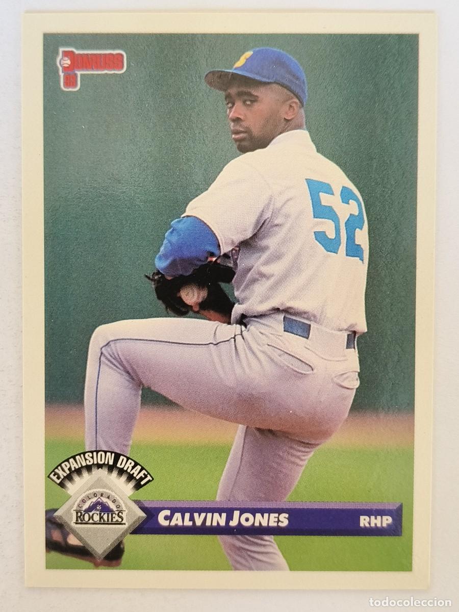 Colecionismo desportivo: #749 CALVIN JONES (COLORADO ROCKIES) BEISBOL MLB 1993 DONRUSS