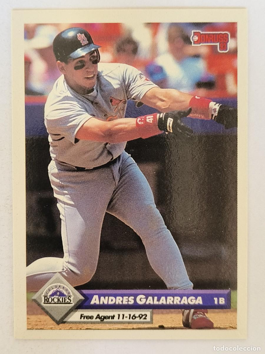 Colecionismo desportivo: #764 ANDRES GALARRAGA (COLORADO ROCKIES) BEISBOL MLB 1993 DONRUSS