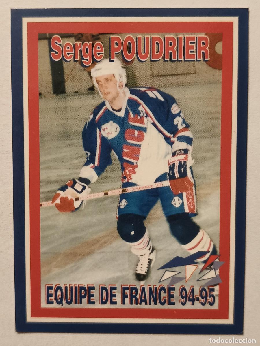 Collezionismo sportivo: #SERGE POUDRIER (FRANCIA) HOCKEY HIELO 94/95 TF1