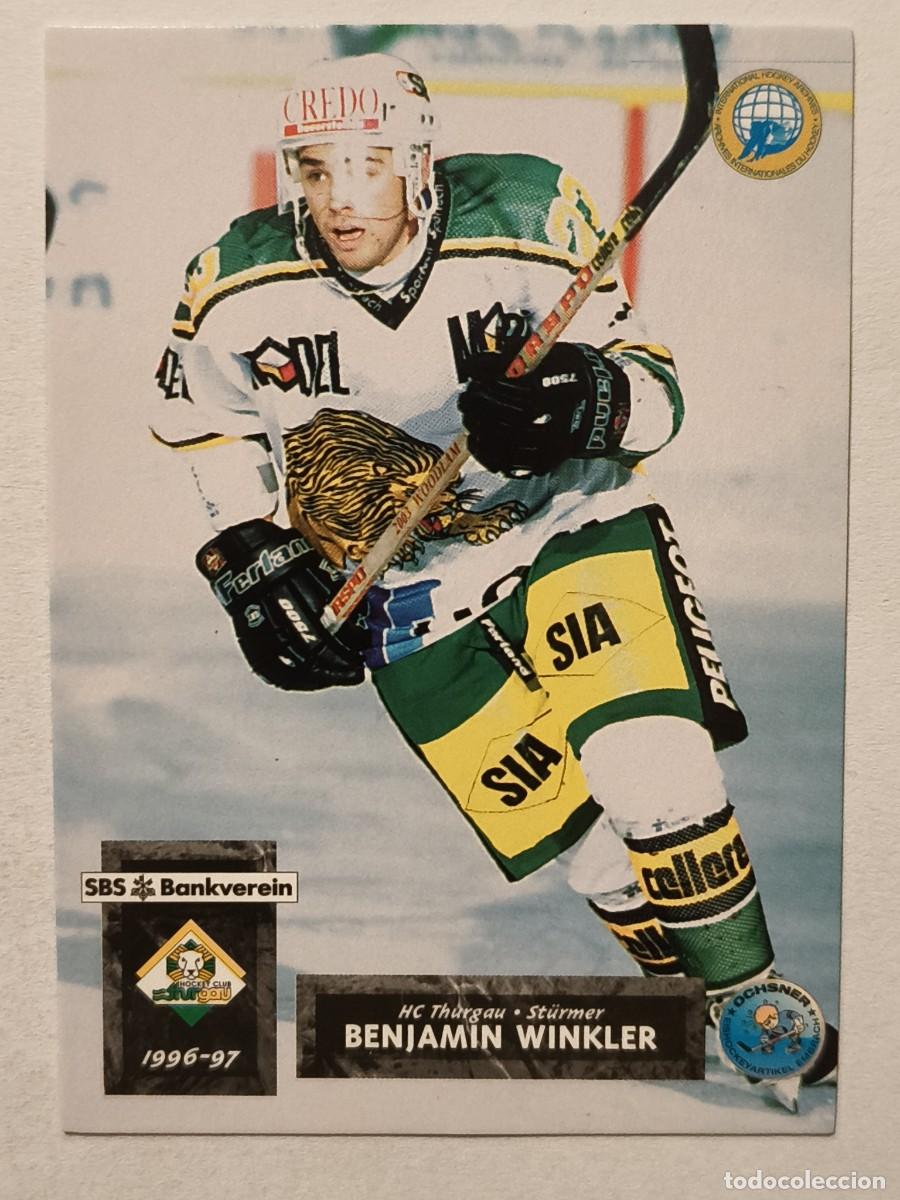 Collezionismo sportivo: #314 BENJAMIN WINKLER (H.C. THURGAU) HOCKEY HIELO IHA HNL SUIZA 1996/1997