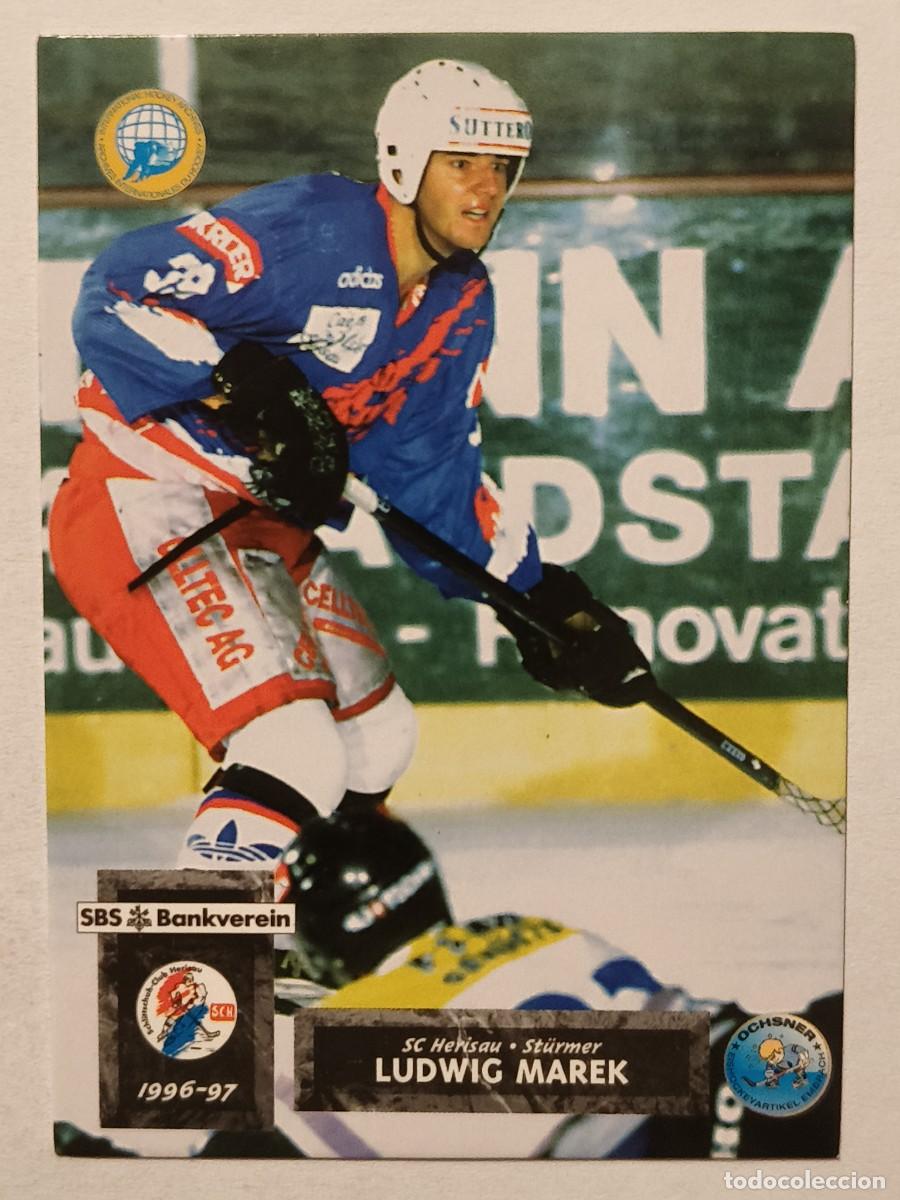Collezionismo sportivo: #354 LUDWIG MAREK (S.C. HERISAU) HOCKEY HIELO IHA HNL SUIZA 1996/1997