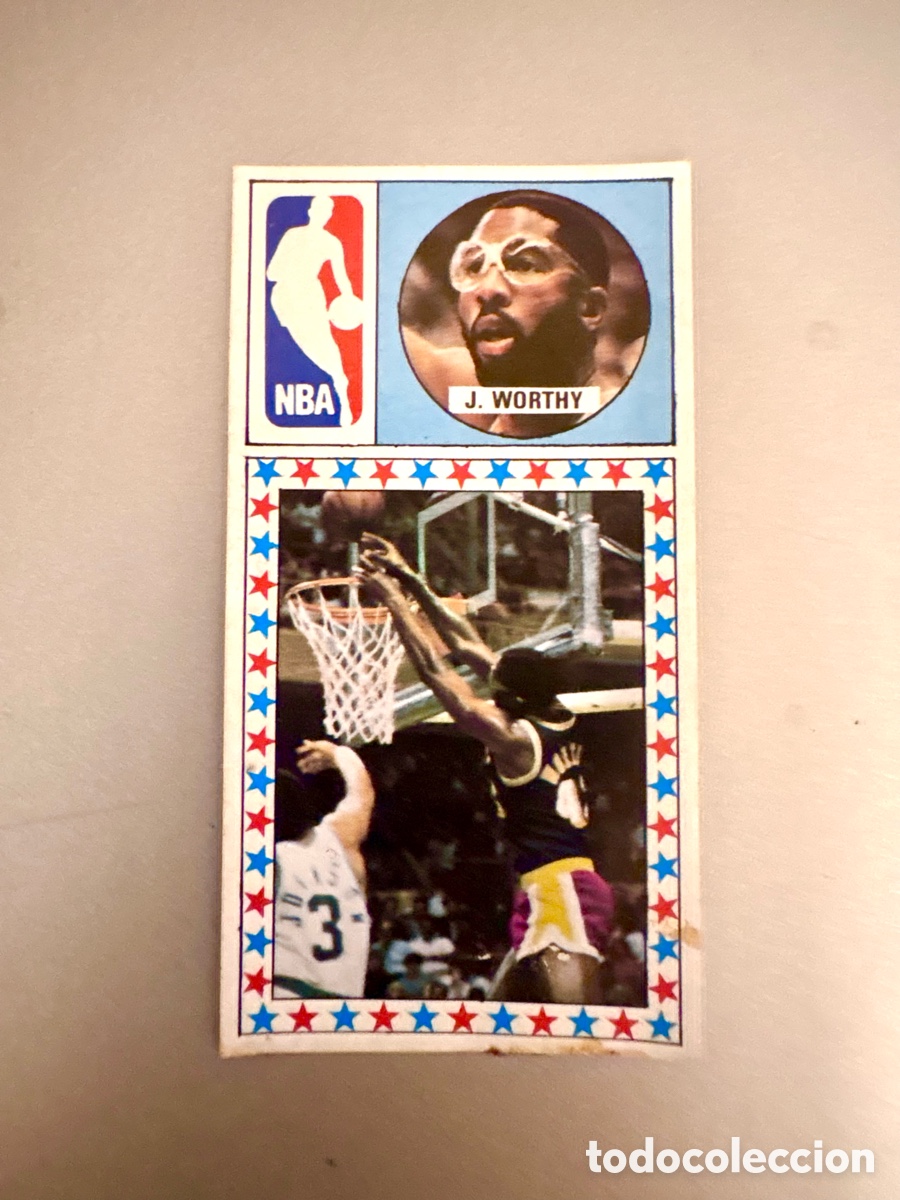 Collezionismo sportivo: Cromo James Worthy N&ordm; 169 - J. Merchante Baloncesto Liga 1986/87 - LA Lakers NBA